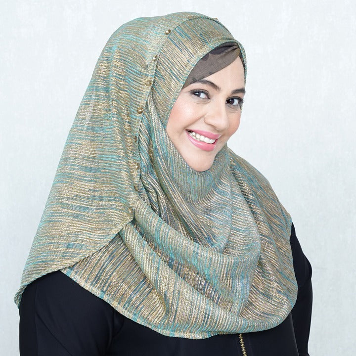 SKY GOLD - LUREX FABRIC