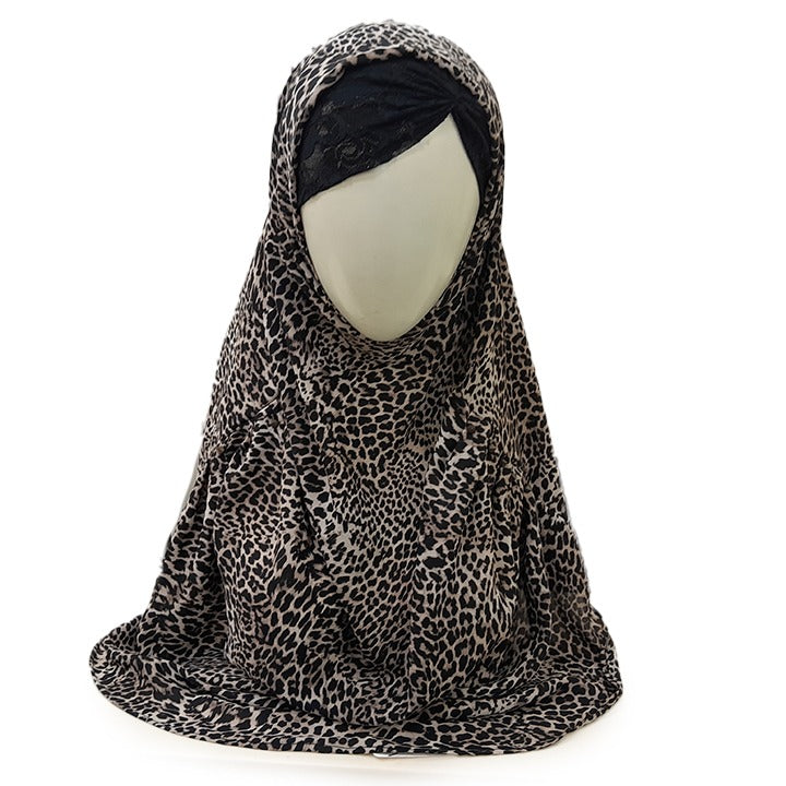 CHOCCLACK LEOPARD - GEORGETTE