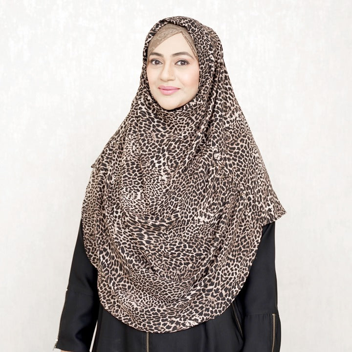 CHOCCLACK LEOPARD - GEORGETTE