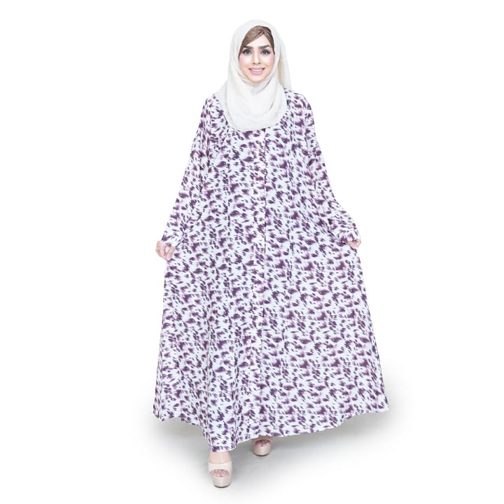 LILAC LEOPARD - GEORGETTE