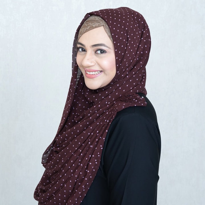 CHOCOLATE POLKA - CHIFFON