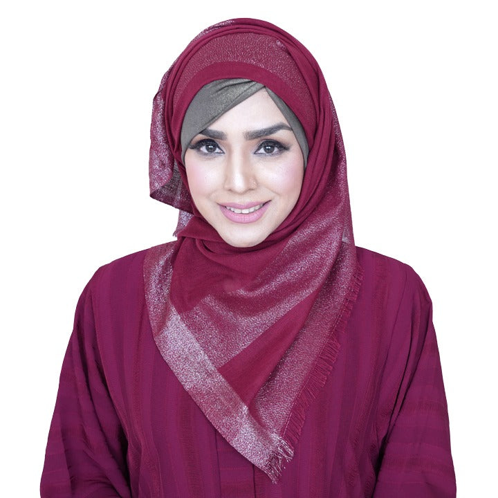 MAROON SHIMMER BOARDER