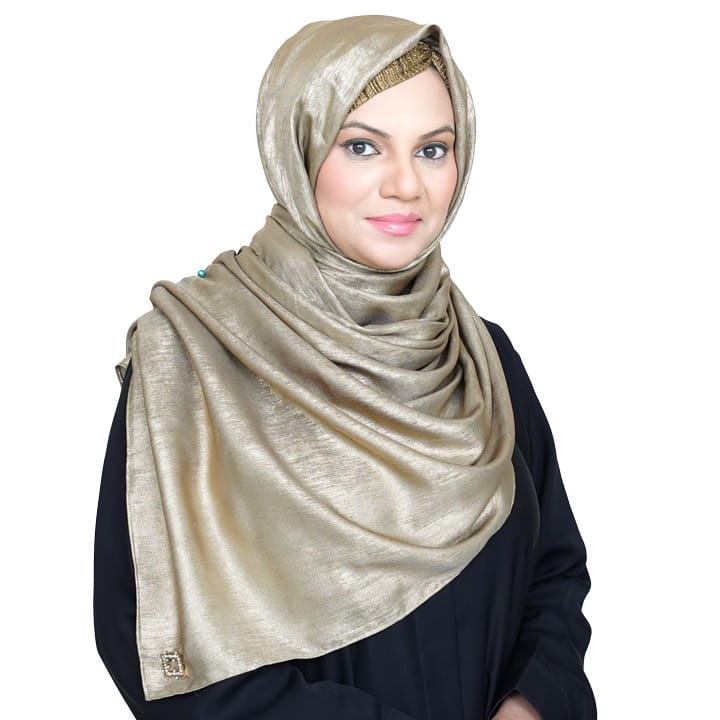 CLASSIC GOLD - MARBLE SHIMMER PURE SILK