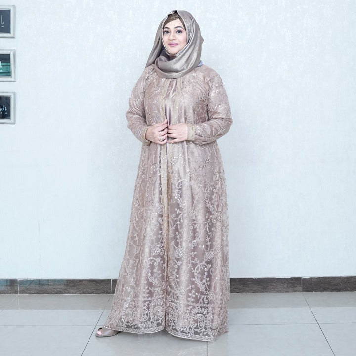 EXQUISITE GOLD LACE FABRIC