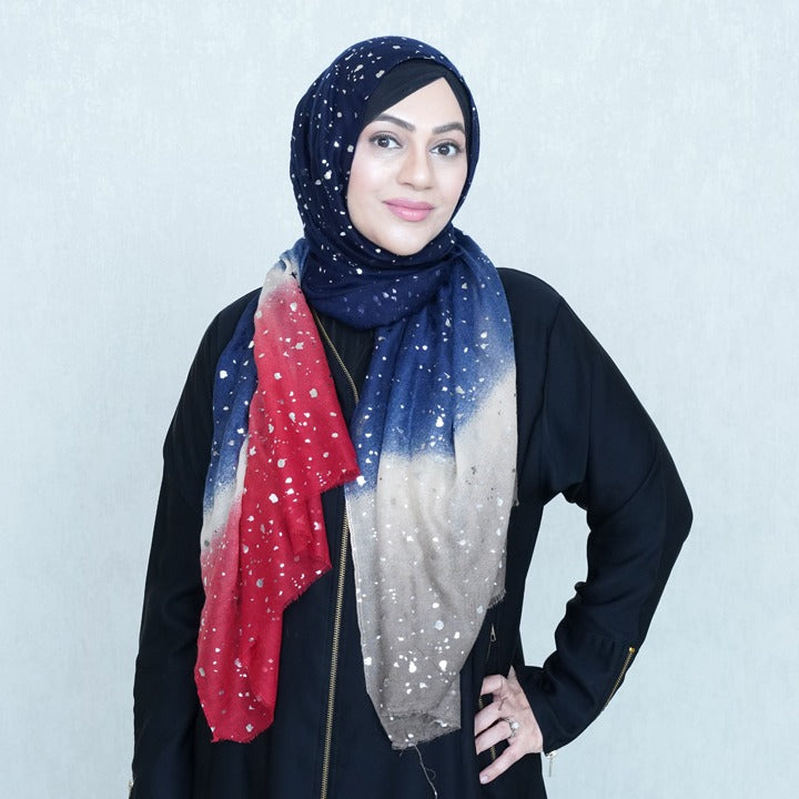 SILVER SPLASH- BLUE RED CHOCCO