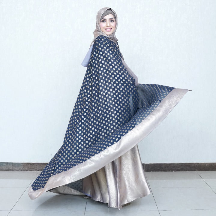 BLUE & GOLD - CHIFFON
