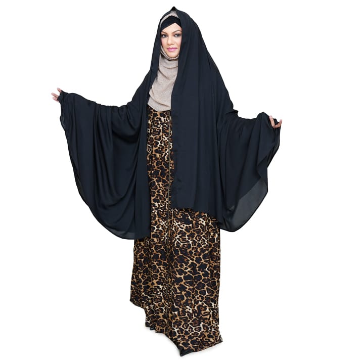BLACK KOREAN CHIFFON