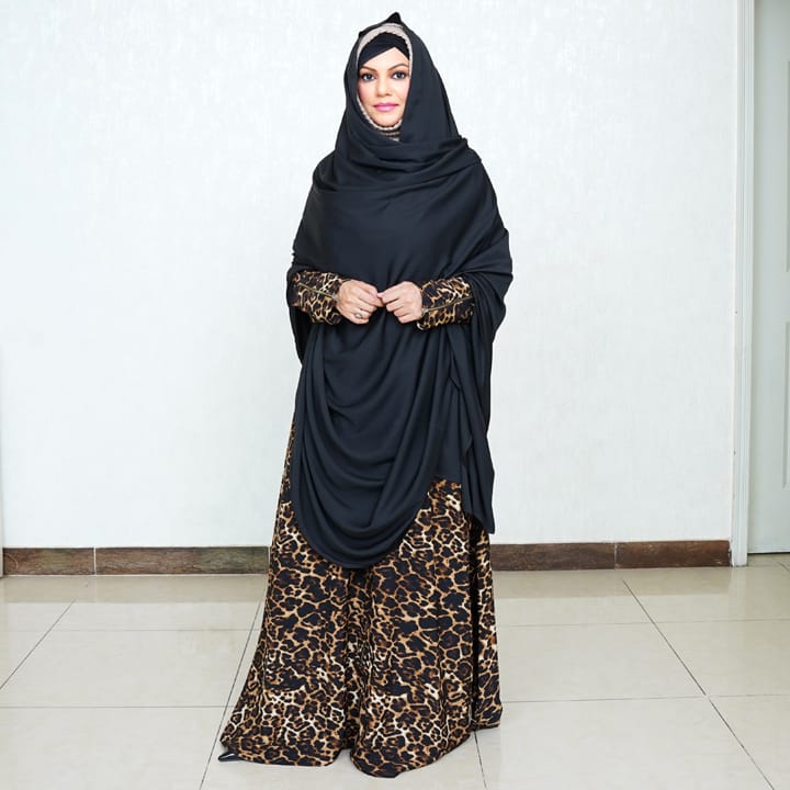 BLACK KOREAN CHIFFON