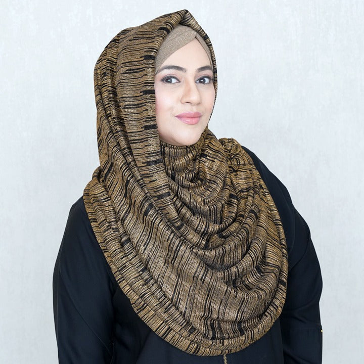 BLACK GOLD - LUREX FABRIC