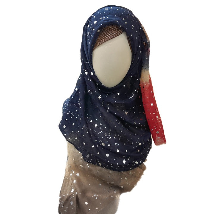 SILVER SPLASH- BLUE RED CHOCCO