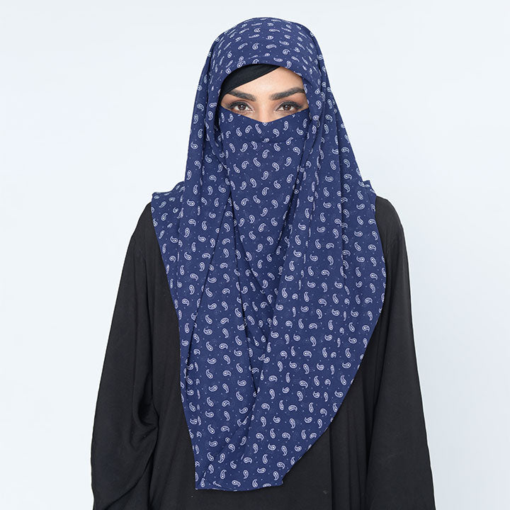 NAVY BLUE PAISLEY