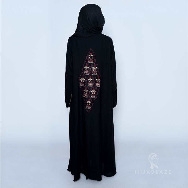 BLACK EMBROIDERED NIDHA